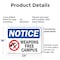 Signmission Weapon Free Campus OSHA Notice Sign, Plastic, 24in W x 18in L, 2PK OS-2PACK-NS-P-1824-L-16886 - alternate 8